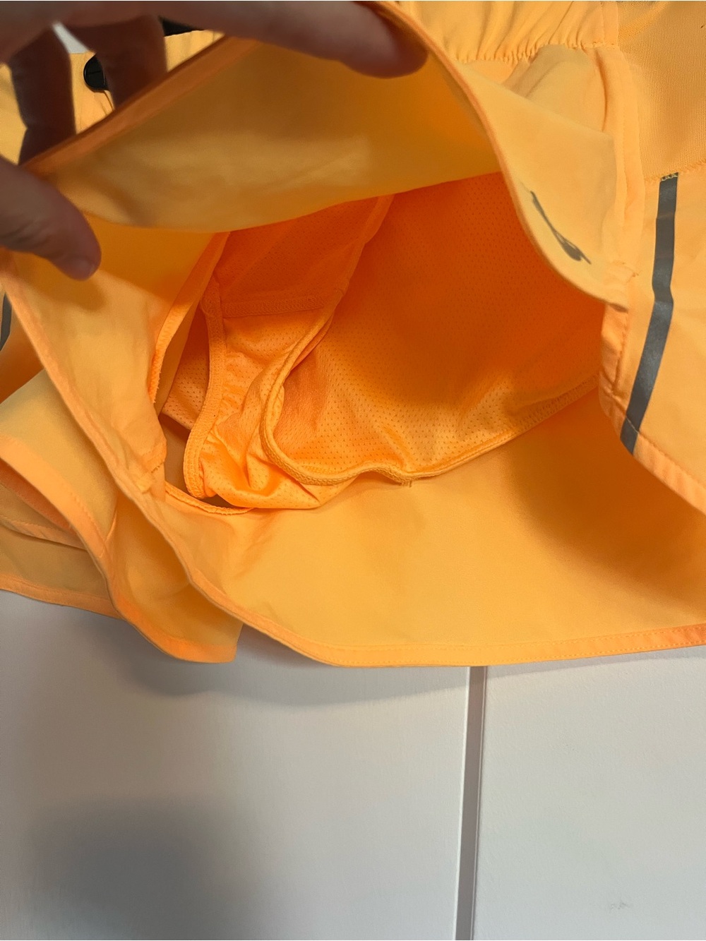 New Balance. Bright Peach Lightweight Athletic Running Shorts - Picture 4 of 5